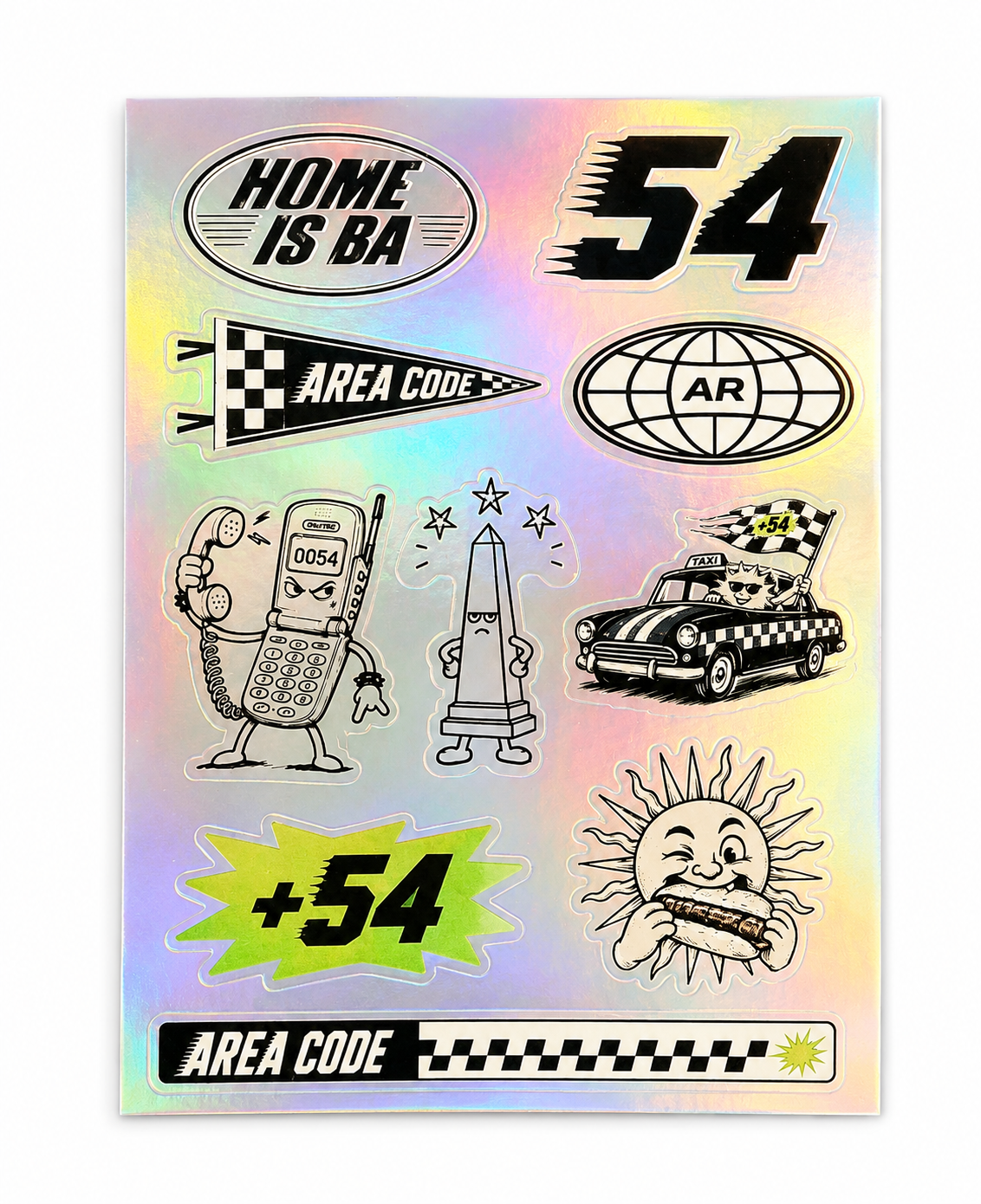 Plancha de Sticker Metalizados ASFALTO 15x20