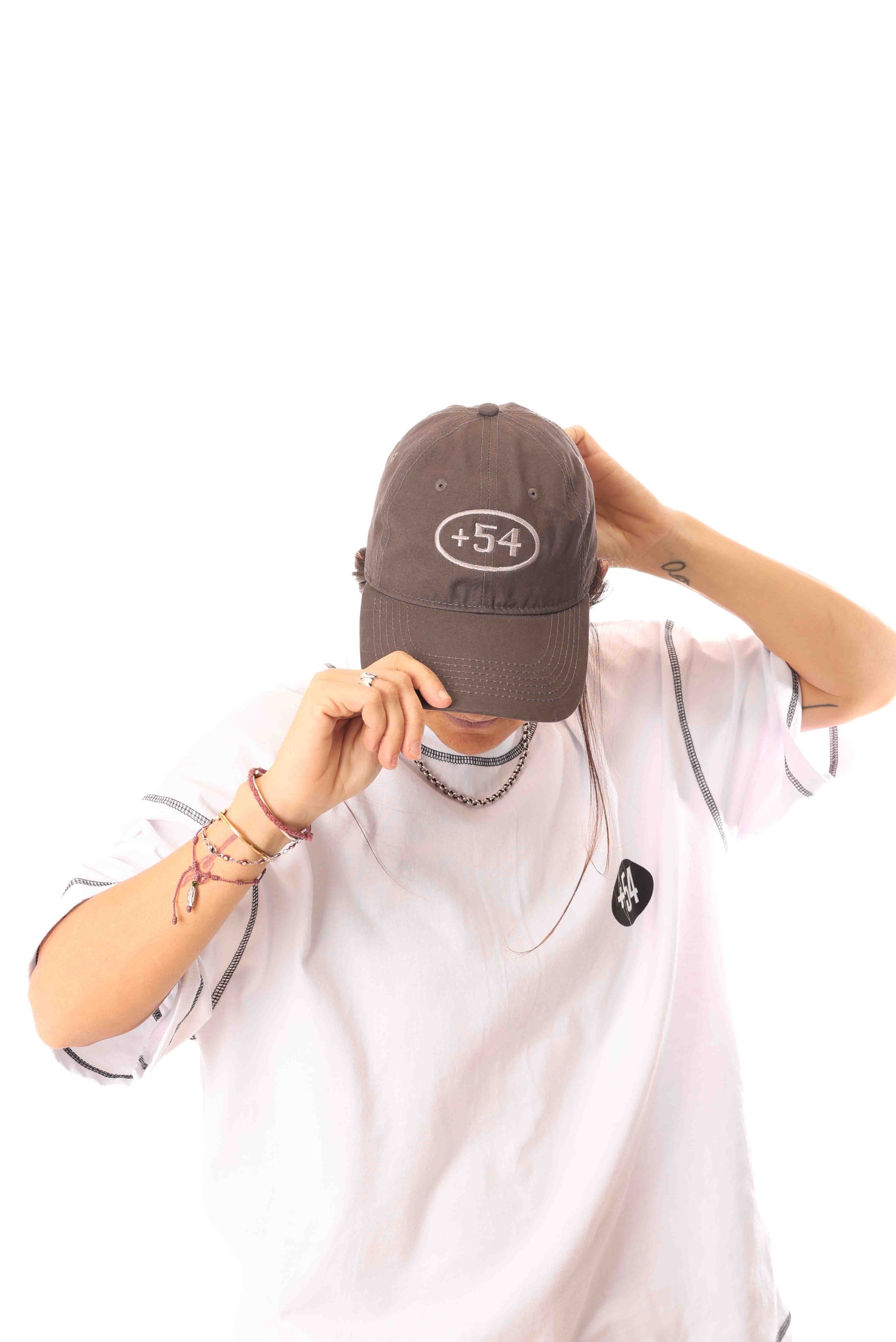 Gorra Gabardina +54 Gris